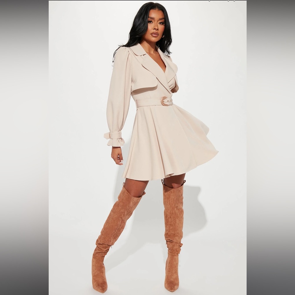 Angel Fit And Flare Mini Dress